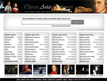 Tablet Screenshot of opera-arias.com